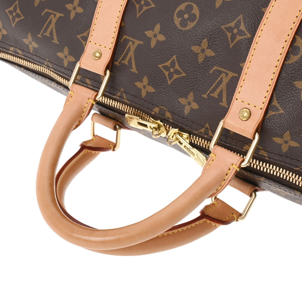 Louis Vuitton Monogram Keepall Brown Canvas Boston Bag - Picture 3 of 11